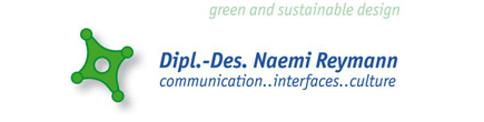 Logo green and sustainable design Naemi Reymann Düsseldorf