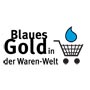 Ausstellung »Blaues Gold in der Warenwelt« t.a.i.b. Bochum 2010 Plakat, Flaschenobjekt und Wasserinfos